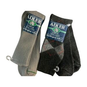Vintage Adler burlington Orlon Basic and argyle socks‎ new